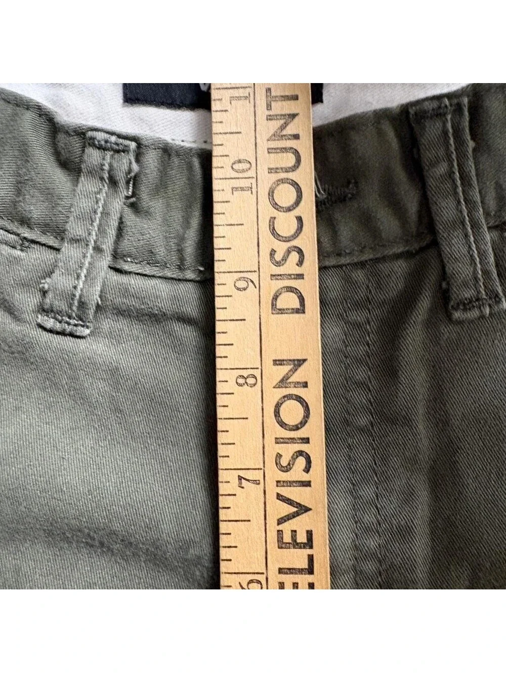 Vans Chino Shorts Mens 28 Green Cotton Blend Skateboarding Casual